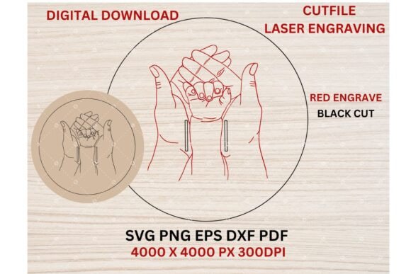 Download Family Birth Bracelet Holder Laser Svg - Premium Resources