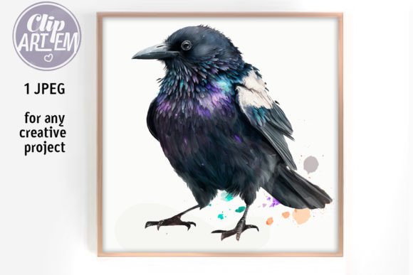 Download Cute Raven Image for Kids, Home Decor - Image Collection