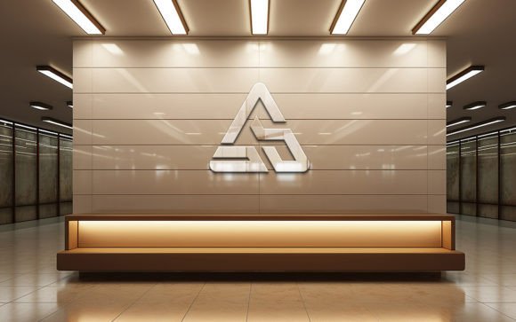 Download Indoor Glass Wall 3d Mockup - Indoor Collection